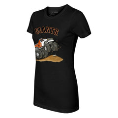 San Francisco Giants Tiny Turnip Women's Monster Truck T-Shirt - Black - MLB Sale