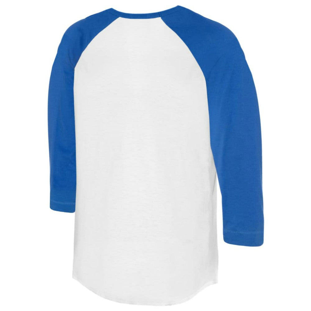 Los Angeles Dodgers Tiny Turnip Unisex Race Car 3/4-Sleeve Raglan T-Shirt - White/Royal - MLB Online