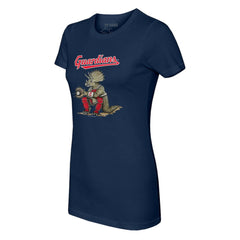 Cleveland Guardians Tiny Turnip Women's Triceratops T-Shirt - Navy - MLB Sale