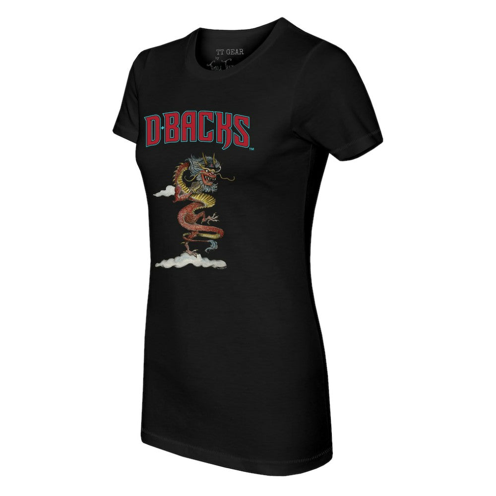 Arizona Diamondbacks Tiny Turnip Women's 2024 Year of the Dragon T-Shirt - Black - MLB on Sale