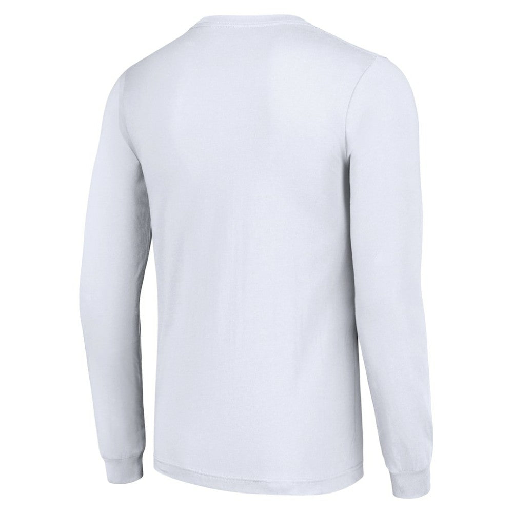 San Jose Sharks Starter Color Scratch Long-Sleeve T-Shirt - White - NHL 201074637