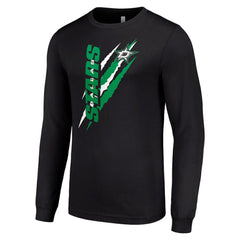 Dallas Stars Starter Color Scratch Long-Sleeve T-Shirt - Black - NHL 201074694