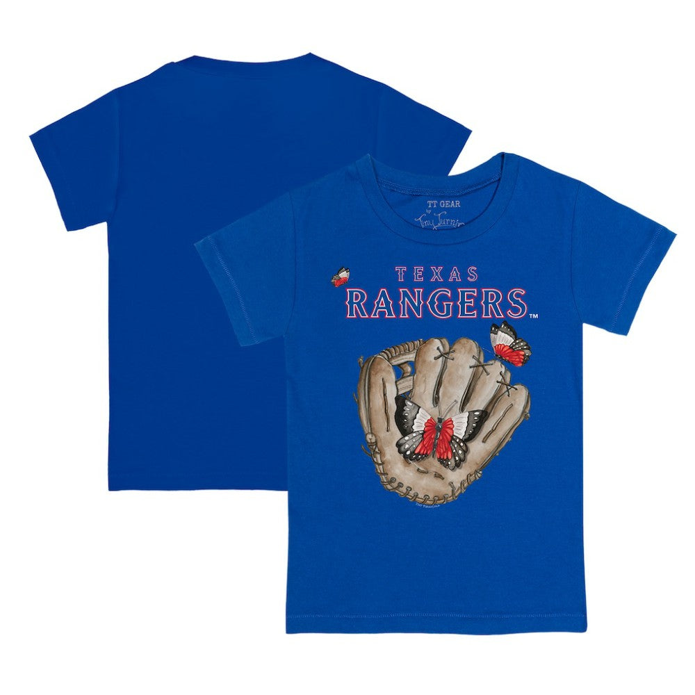 Texas Rangers Tiny Turnip Youth Butterfly Glove T-Shirt - Royal - MLB Online
