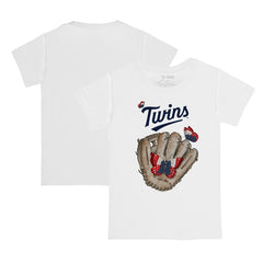 Minnesota Twins Tiny Turnip Youth Butterfly Glove T-Shirt - White - MLB Lifestyle