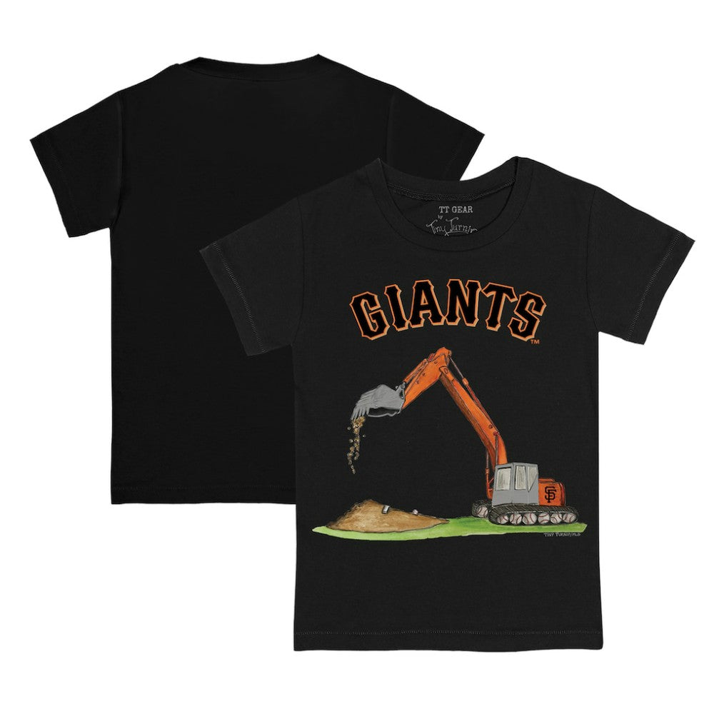 San Francisco Giants Tiny Turnip Youth Excavator T-Shirt - Black - MLB Sale