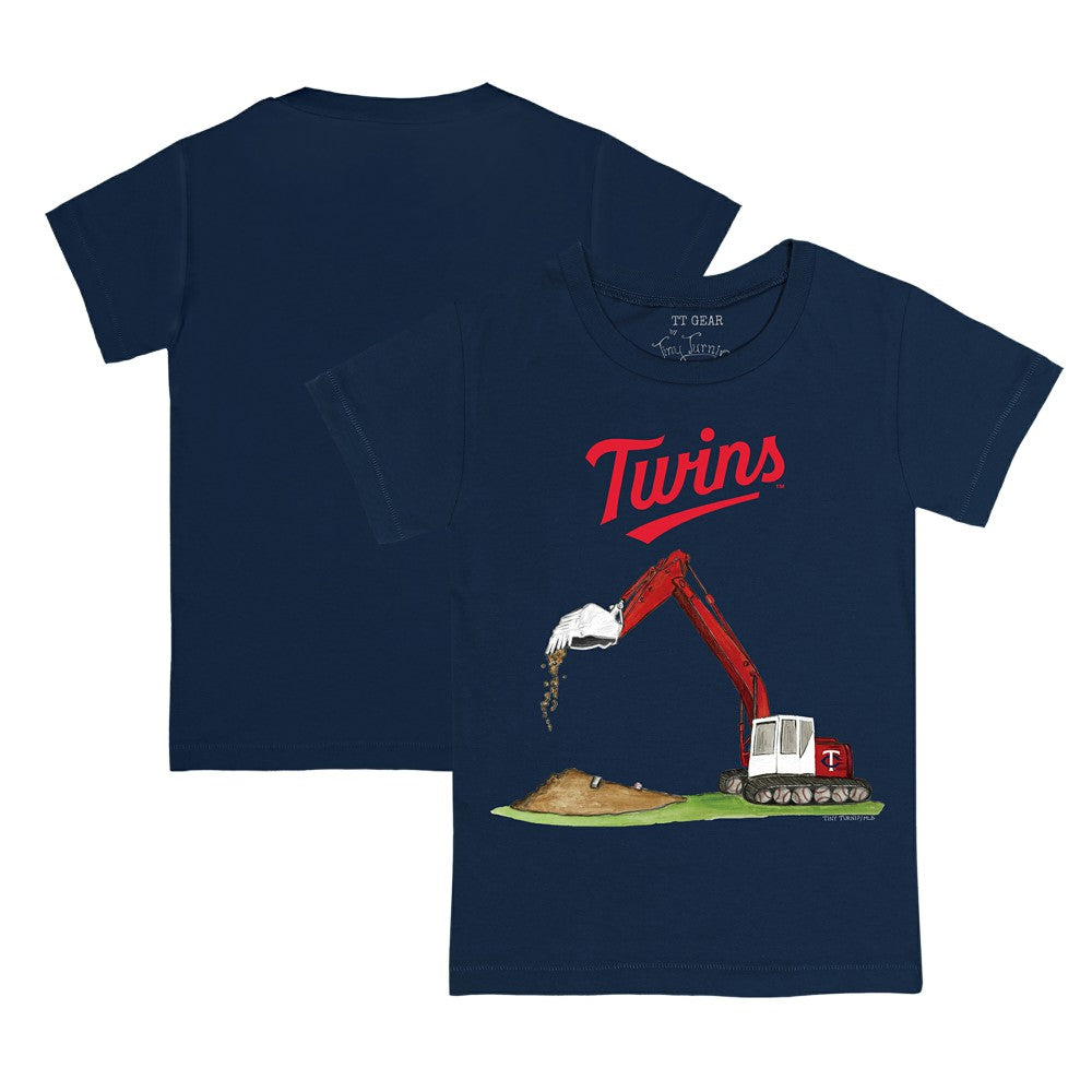 Minnesota Twins Tiny Turnip Youth Excavator T-Shirt - Navy - MLB Online