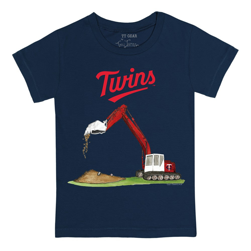 Minnesota Twins Tiny Turnip Youth Excavator T-Shirt - Navy - MLB Online