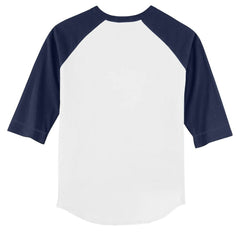 Seattle Mariners Tiny Turnip Youth Mermaid 3/4-Sleeve Raglan T-Shirt - White/Navy - MLB Sale