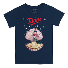 Minnesota Twins Tiny Turnip Youth Mermaid T-Shirt - Navy - MLB Sale