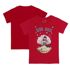 Boston Red Sox Tiny Turnip Youth Mermaid T-Shirt - Red - MLB Online