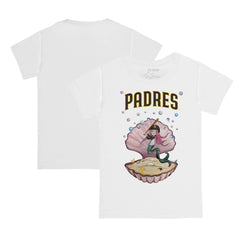 San Diego Padres Tiny Turnip Youth Mermaid T-Shirt - White - MLB on Sale