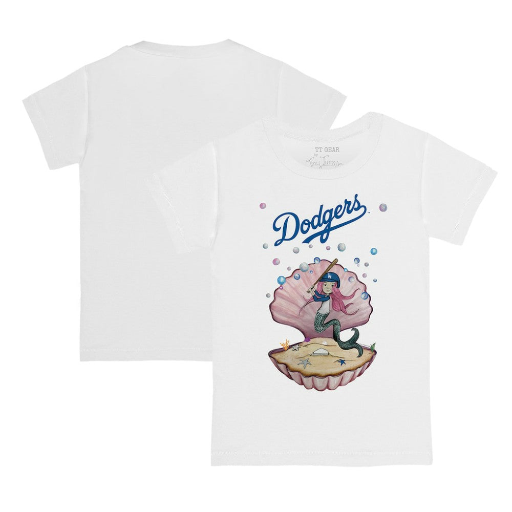 Los Angeles Dodgers Tiny Turnip Youth Mermaid T-Shirt - White - MLB on Sale