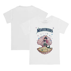 Seattle Mariners Tiny Turnip Youth Mermaid T-Shirt - White - MLB Sale