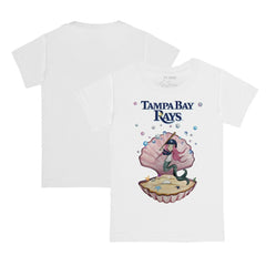 Tampa Bay Rays Tiny Turnip Youth Mermaid T-Shirt - White - MLB Lifestyle