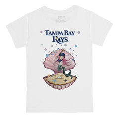 Tampa Bay Rays Tiny Turnip Youth Mermaid T-Shirt - White - MLB Lifestyle