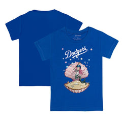 Los Angeles Dodgers Tiny Turnip Youth Mermaid T-Shirt - Royal - MLB on Sale