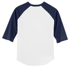 Seattle Mariners Tiny Turnip Youth Monster Truck 3/4-Sleeve Raglan T-Shirt - White/Navy - MLB Lifestyle