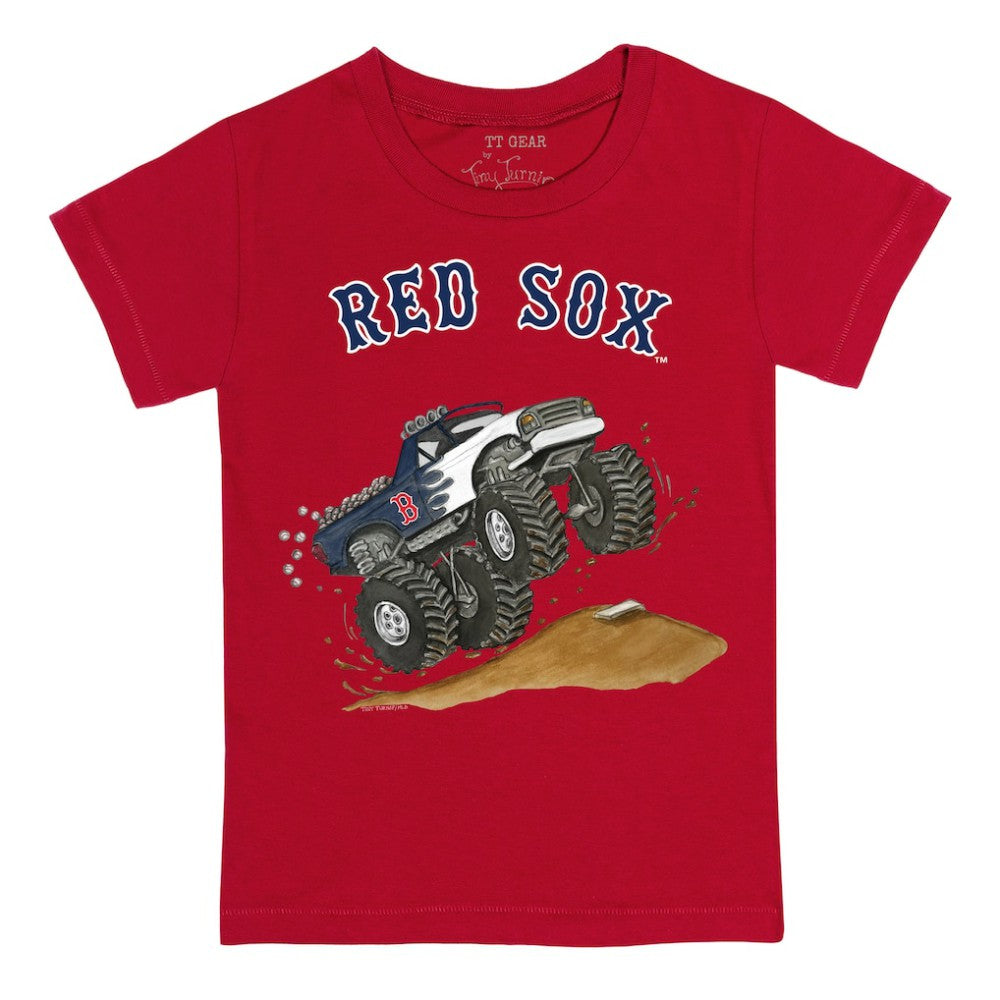 Boston Red Sox Tiny Turnip Youth Monster Truck T-Shirt - Red - MLB Online
