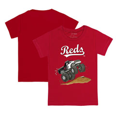 Cincinnati Reds Tiny Turnip Youth Monster Truck T-Shirt - Red - MLB on Sale
