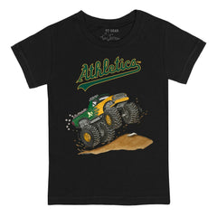 Athletics Tiny Turnip Youth Monster Truck T-Shirt - Black - MLB Sale