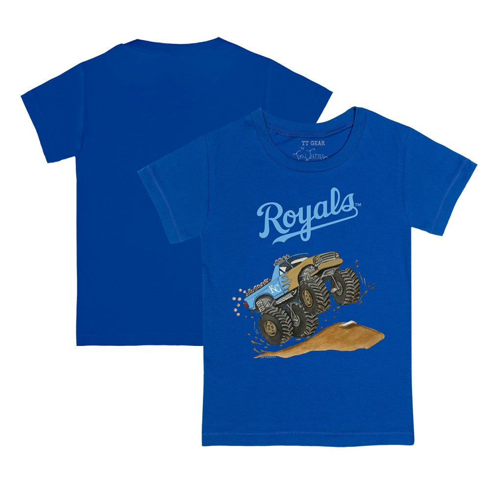 Kansas City Royals Tiny Turnip Youth Monster Truck T-Shirt - Royal - MLB Sale