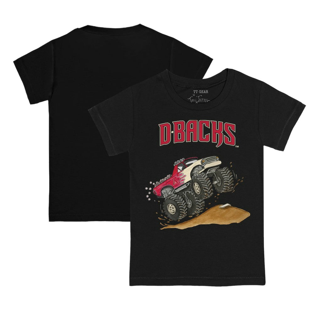 Arizona Diamondbacks Tiny Turnip Youth Monster Truck T-Shirt - Black - MLB Discount