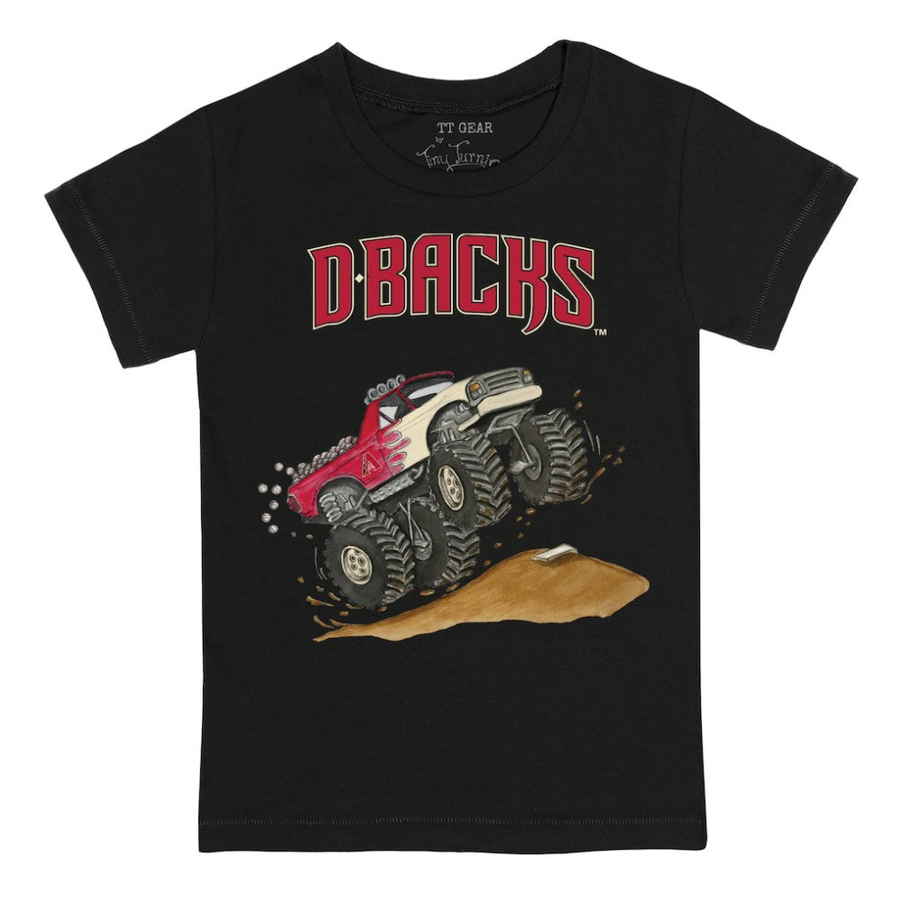 Arizona Diamondbacks Tiny Turnip Youth Monster Truck T-Shirt - Black - MLB Discount