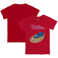 Philadelphia Phillies Tiny Turnip Youth Race Car T-Shirt - Red - MLB Online