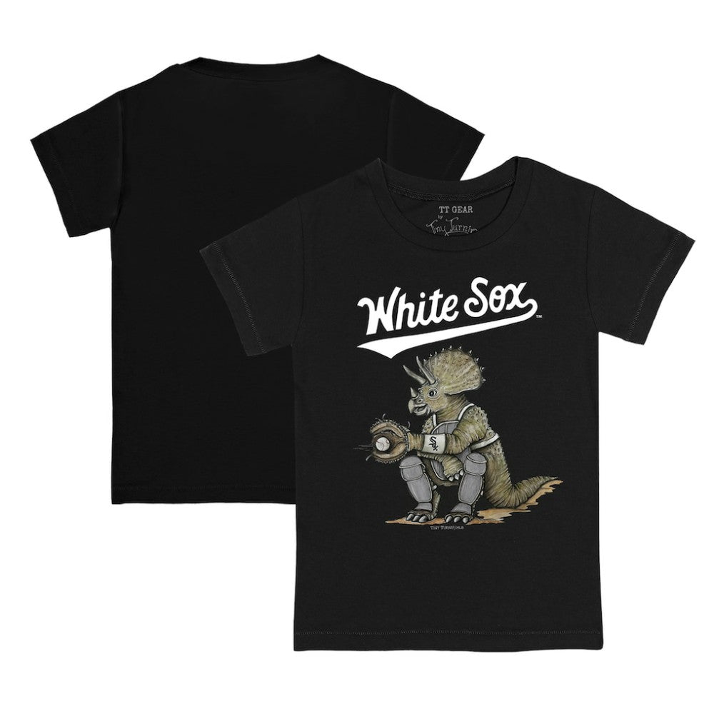 Chicago White Sox Tiny Turnip Youth Triceratops T-Shirt - Black - MLB Online