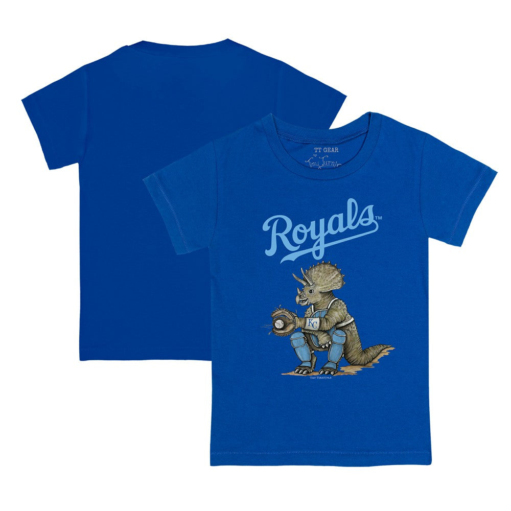 Kansas City Royals Tiny Turnip Youth Triceratops T-Shirt - Royal - MLB Sale