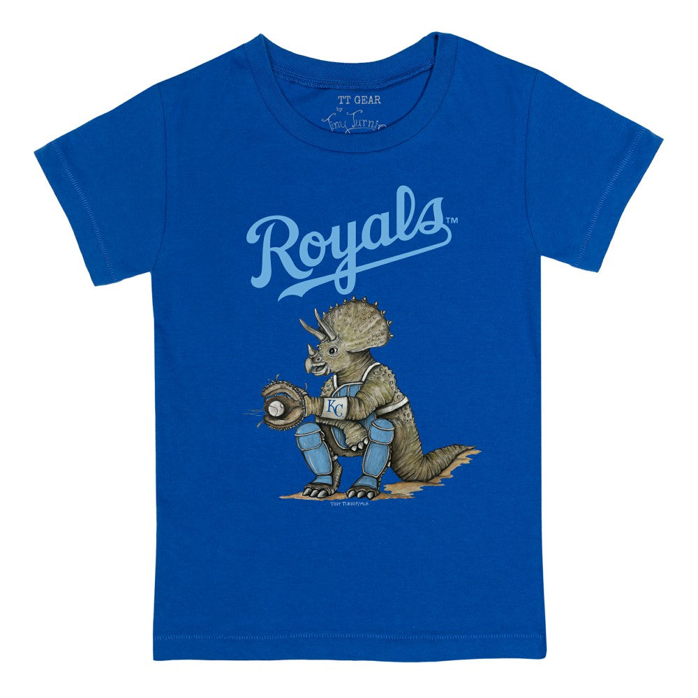 Kansas City Royals Tiny Turnip Youth Triceratops T-Shirt - Royal - MLB Sale