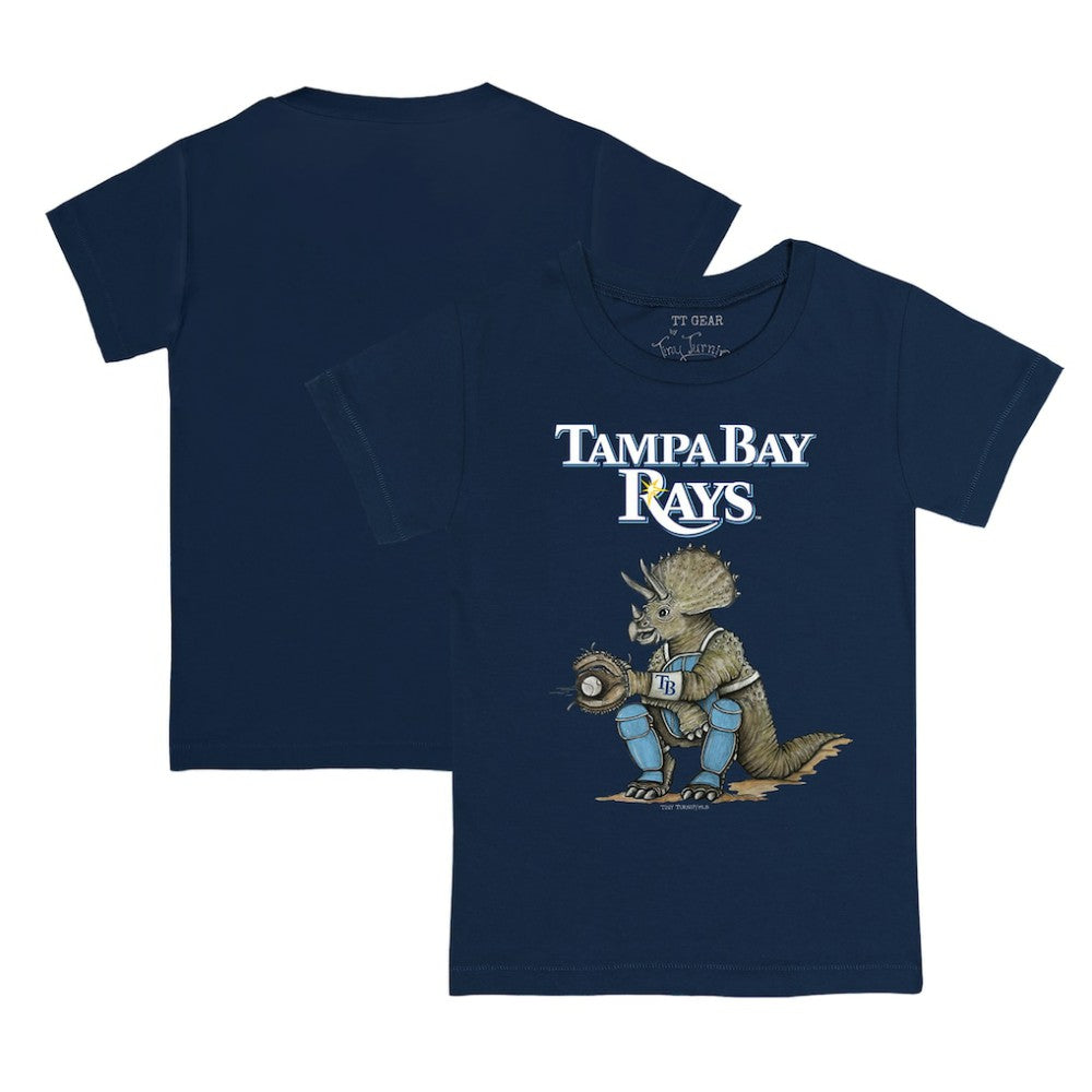 Tampa Bay Rays Tiny Turnip Youth Triceratops T-Shirt - Navy - MLB Online