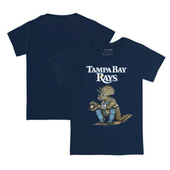 Tampa Bay Rays Tiny Turnip Youth Triceratops T-Shirt - Navy - MLB Online
