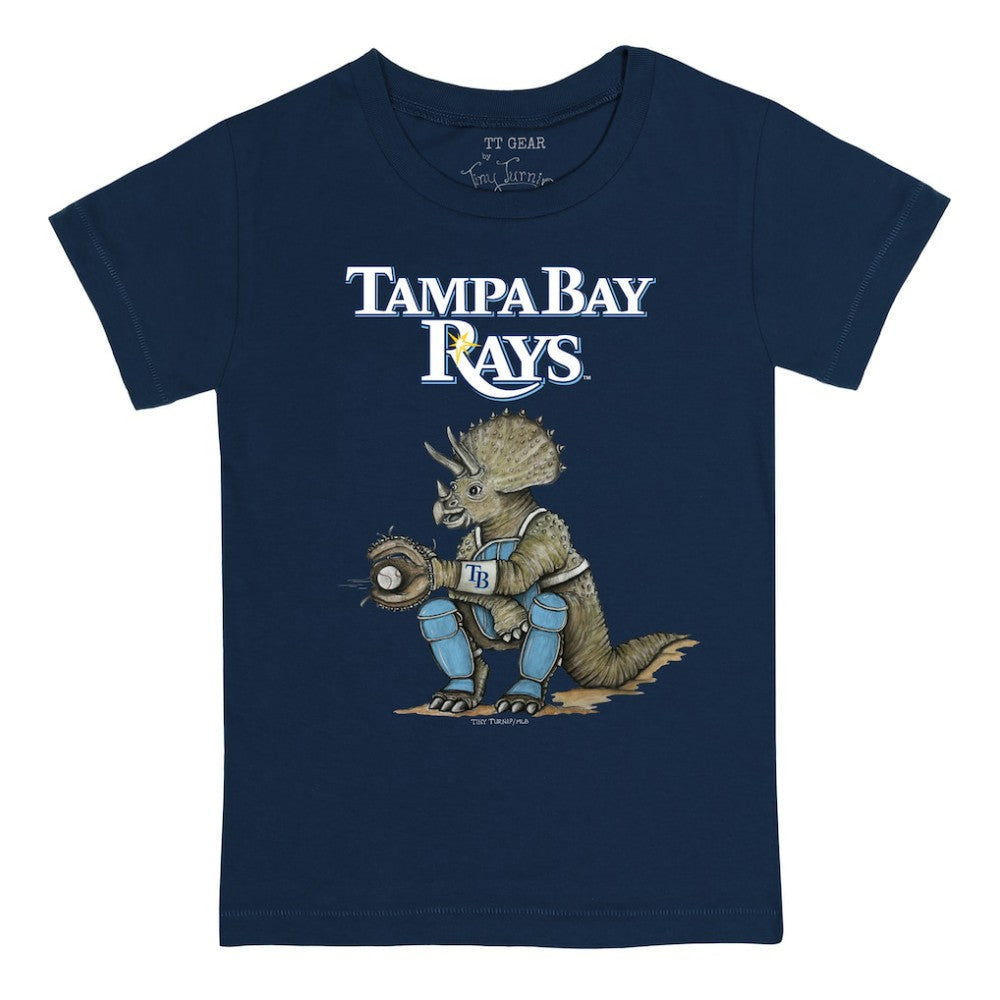 Tampa Bay Rays Tiny Turnip Youth Triceratops T-Shirt - Navy - MLB Online