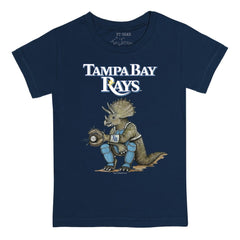 Tampa Bay Rays Tiny Turnip Youth Triceratops T-Shirt - Navy - MLB Online