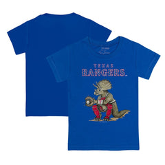 Texas Rangers Tiny Turnip Youth Triceratops T-Shirt - Royal - MLB Sale