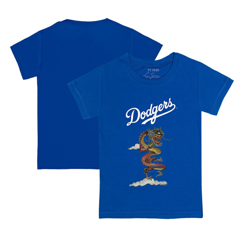 Los Angeles Dodgers Tiny Turnip Youth 2024 Year of the Dragon T-Shirt - Royal - MLB on Sale