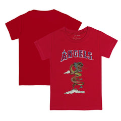 Los Angeles Angels Tiny Turnip Youth 2024 Year of the Dragon T-Shirt - Red - MLB Lifestyle