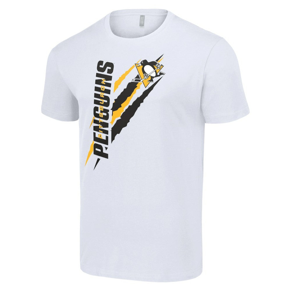 Pittsburgh Penguins Starter Color Scratch T-Shirt - White - NHL 201076129