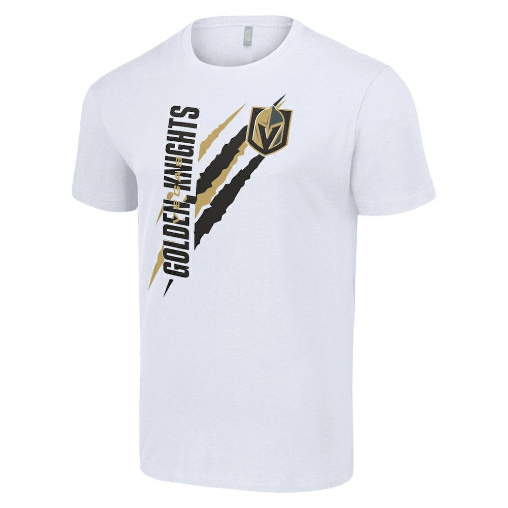 Vegas Golden Knights Starter Color Scratch T-Shirt - White - NHL 201076137
