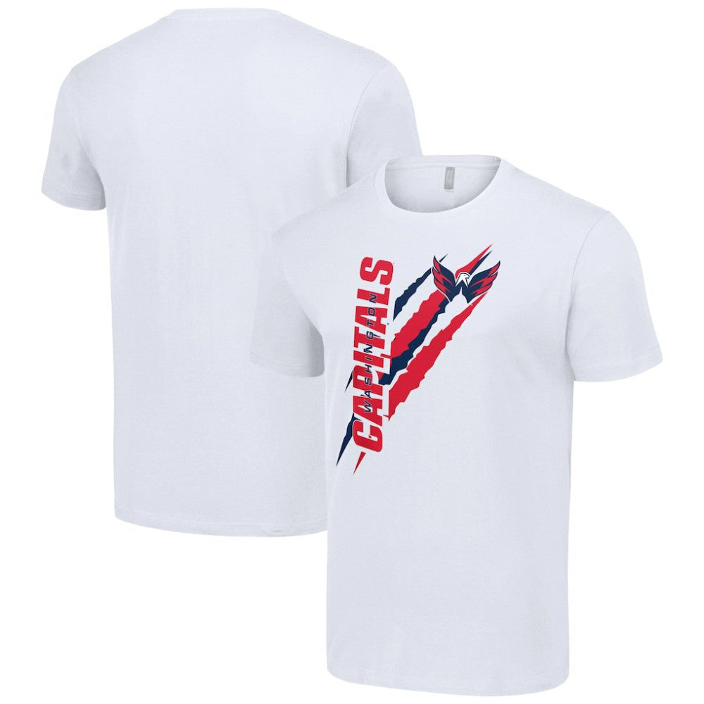 Washington Capitals Starter Color Scratch T-Shirt - White - NHL 201076138
