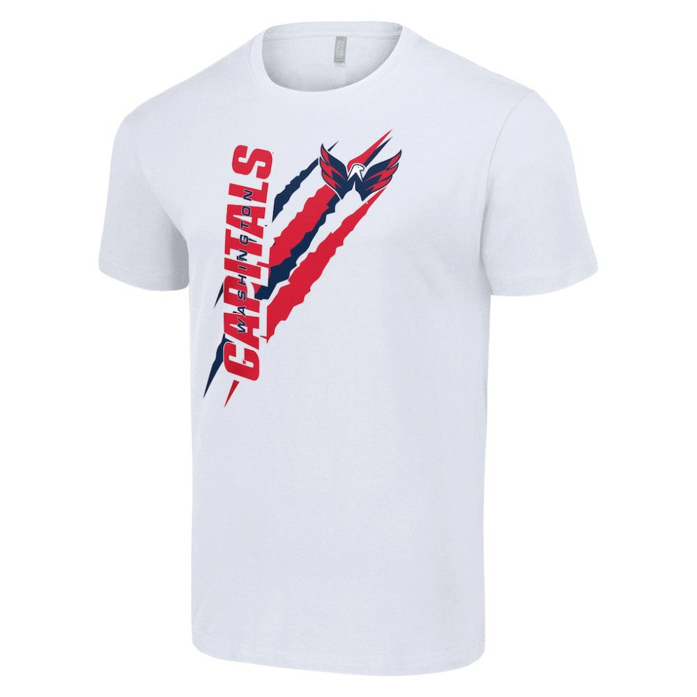 Washington Capitals Starter Color Scratch T-Shirt - White - NHL 201076138