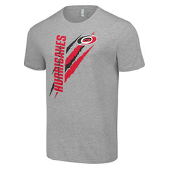 Carolina Hurricanes Starter Color Scratch T-Shirt - Heather Gray - NHL 201076144