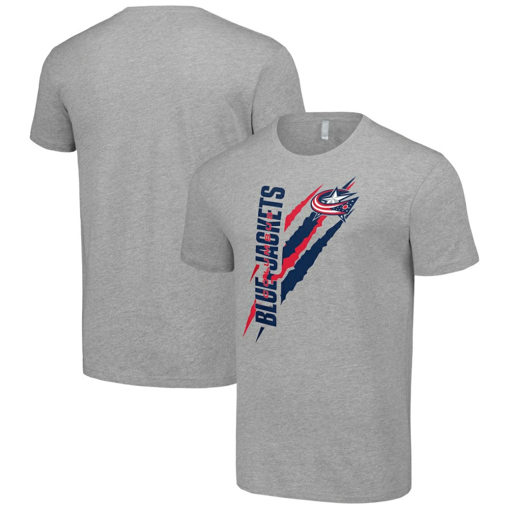 Columbus Blue Jackets Starter Color Scratch T-Shirt - Heather Gray - NHL 201076147