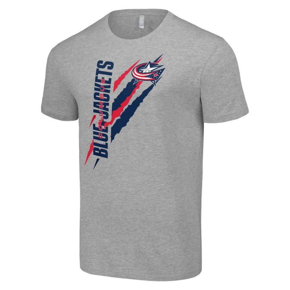 Columbus Blue Jackets Starter Color Scratch T-Shirt - Heather Gray - NHL 201076147