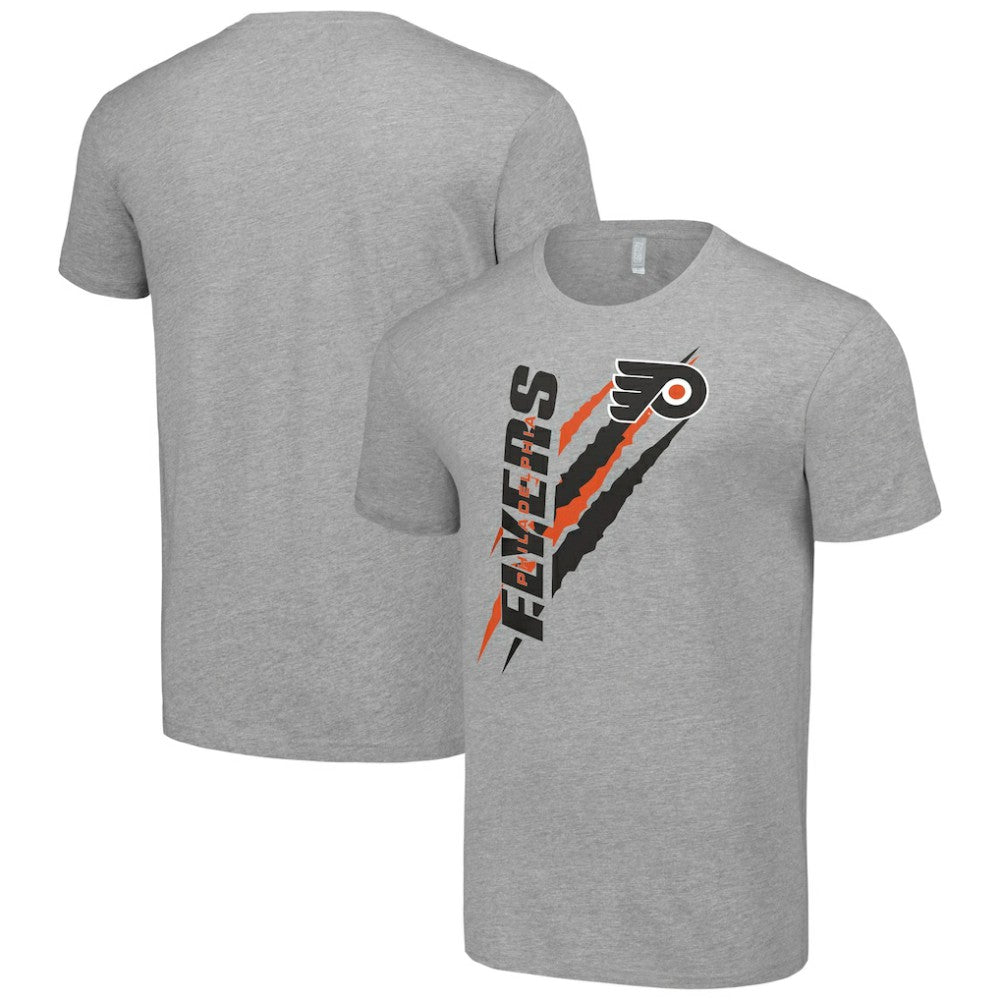 Philadelphia Flyers Starter Color Scratch T-Shirt - Heather Gray - NHL 201076162