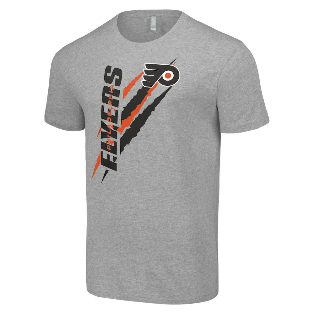 Philadelphia Flyers Starter Color Scratch T-Shirt - Heather Gray - NHL 201076162