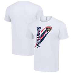 Florida Panthers Starter Color Scratch T-Shirt - White - NHL 201076170