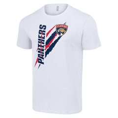 Florida Panthers Starter Color Scratch T-Shirt - White - NHL 201076170