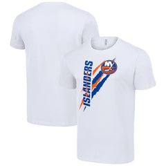 New York Islanders Starter Color Scratch T-Shirt - White - NHL 201076173